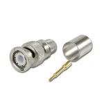 Teleg&auml;rtner BNC crimp ki&scaron;tukas RG214/U ir RG393/U kabeliams, 50 Ohm, 1 vnt. J01000A0060