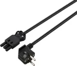 Sygonix SY-6676346 maitinimo laidas Schuko &ndash; IEC C13, 1,5 m, juodas