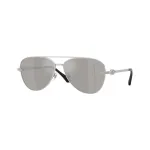 Versace VE2283-10006G vyri&scaron;ki piloto stiliaus akiniai nuo saulės, juodi / pilki veidrodiniai, 61 mm