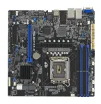 ASUS P13R-M 90SB0C70-M0UAY1 serverio pagrindinė plok&scaron;tė, Intel C262, LGA 1700, micro ATX, 4x DDR5 ECC DIMM, 8x SATA, 1x M.2, 2x 1GbE, PCIe 5.0, ASMB11-iKVM