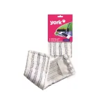 YORK Atsarginė mikropluo&scaron;to &scaron;luostė Smart Flat Mop 45x15 cm, pilka/balta