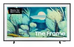 Samsung The Frame GQ43LS03FAUXZG 43 colių (109,2 cm) QLED 4K UHD televizorius su Smart funkcijomis, Art Mode, HDR10+, Wi-Fi, Bluetooth, One Connect Box, juoda