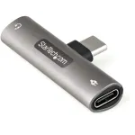 StarTech.com CDP235APDM USB-C adapteris garsui ir krovimui: 3,5 mm TRRS ausinių lizdas ir 60 W USB-C Power Delivery, telefonams/plan&scaron;etėms/ne&scaron;iojamiesiems