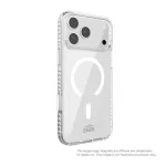 Eiger IceGrip MagSafe dėklas iPhone 18 Pro/17 Pro, permatomas