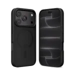 Crong Matte Magnetic MagSafe dėklas iPhone 18 Pro Max / 17 Pro Max, juodas