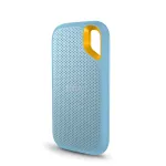 2TB SanDisk Extreme Portable V2 &ndash; SSD &ndash; &scaron;ifruotas i&scaron;orinis (ne&scaron;iojamas) USB 3.2 Gen 2 (USB-C jungtis) &ndash; 256 bitų AES &ndash; dangaus mėlyna