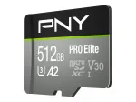 Flash atmintis PNY 512GB microSDXC Class 10 P-SDUX512U3100PRO-GE