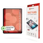 Displex Tablet Glass (9H), apsauginis stiklas Apple iPad Pro 12,9'' (3./4./5./6. kart.), Eco montavimo rėmelis, nedūžtantis, itin plonas, nematomas