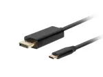 USB-C į DisplayPort adapteris Lanberg CA-CMDP-10CU-0018-BK juodas 1,8 m