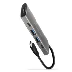 Axagon HMC-5G21 USB 10Gbps centrinis mazgas, 2x USB-A, 2x USB-C, HDMI 4k/30Hz, PD 60W, USB-C laidas