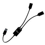 USB-A &scaron;akotuvas ITEC U3CBLHUB2A &mdash; 2 prievadai, USB 3.0 iki 5 Gbps