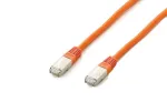 Tinklo kabelis Equip Cat.6A Platinum S/FTP RJ-45 20m Oranžinis