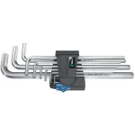 &Scaron;e&scaron;iabriaunių raktų rinkinys Wera 950/9 Christmas Hex-Plus HF 1