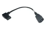 Microconnect PEA1416 maitinimo laidas, juodas, 0,3 m, C13 ki&scaron;tukas, C14 lizdas