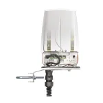 QuWireless QuSpot AX12S visakryptė 2x LTE + Wi-Fi + GPS + Bluetooth antena, skirta Teltonika RUTX12/RUTX14, PoE/LAN, iki 7 dBi, IP67, balta spalva