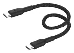USB kabelis Belkin BoostCharge USB 2.0 0,15 m USB C juodas