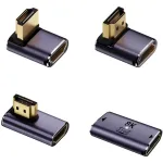 HDMI A tipo į HDMI A tipo adapterių rinkinys 4smarts 541489, pilkas, 4 vnt., 40 g