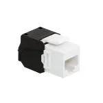 LogiLink NK4066 Keystone modulis, plok&scaron;čias, juodas/baltas, RJ45