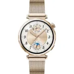 I&scaron;manusis laikrodis HUAWEI WATCH GT5 41 mm &mdash; 1,32 colio AMOLED, 466&times;466, 323 mAh, nerūdijančio plieno korpusas, auksinė apyrankė