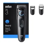 Braun BT3520 barzdos kirpimo ma&scaron;inėlė, baterija 40, 2 cm, juoda, mėlyna