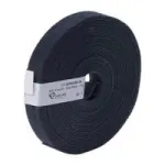 PatchSee Eco-Scratch kabliukų-kilpų juosta ritinyje, 19 mm x 10 m, juoda