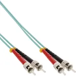 InLine Fiber Optic Duplex kabelis ST/ST 50/125&micro;m OM3 10m
