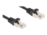 Tinklo kabelis DeLOCK RJ50 (vyri&scaron;kas) į RJ50 (vyri&scaron;kas) S/FTP 0,25 m juodas
