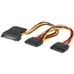 Vidinis Y formos SATA maitinimo laidas 1&times;SATA į 3&times;SATA Secomp 11.03.1041