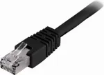 Deltaco STP-630 RJ-45 Cat6 30 m Juodas ekranuotas tinklo kabelis