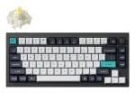Mechaninė klaviatūra Keychron Q1 Max 75% su Banana jungikliais, anglies juoda