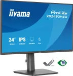 Kompiuterio monitorius IIYAMA ProLite XB2493HSU-B1 23.8 colio (60,5 cm) Full HD IPS LED, 1920&times;1080, 1 ms, 178&deg; žiūrėjimo kampai, USB &scaron;akotuvas, garsiakalbiai, juodas