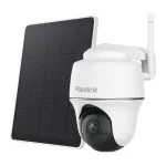 Reolink Argus Series B420 baterijomis maitinama WiFi apsaugos kamera su saulės baterijos plok&scaron;te Lite (BWPT2K01SPW)