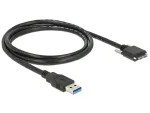 USB kabelis DeLOCK 1 m USB 3.0 / USB 3.2 Gen 1 Micro-USB B juodas