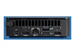 Intel Next Unit of Computing 13 Pro Kit - NUC13ANKi7 - Barebone - Slim korpusas - 1 x Core i7 1360P - RAM 0 GB - UHD Graphics - 1GbE, 2.5GbE, Wi-Fi 6E, Bluetooth 5.3 - WLAN: 802.11a