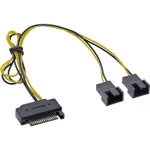 InLine SATA Y-maitinimo laidas SATA lizdas / 2x FAN 2 kai&scaron;čių ki&scaron;tukas 0,30 m