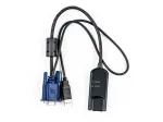 Vertiv Avocent MPUIQ-VMCHS sąsajos kabelis VGA (D-Sub) USB 2.0 juodas, mėlynas