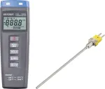 VOLTCRAFT K102 + TP 200 temperatūros matavimo prietaisas -200 iki +1370 &deg;C, K tipo zondas