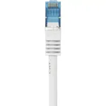 Renkforce 1381762 RJ45 tinklo kabelis, Cat6a S/FTP, 3 m, pilkas, apsaugotu fiksatoriumi, liepsnai atsparus