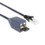 ACT Blue 2 m LSZH S/FTP CAT6A MPTL ilginimo kabelis su apsaugotais RJ45 jungtimis
