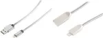 shiverpeaks BS14-13001 Lightning laidas 1 m sidabrinis (BS14-13001)