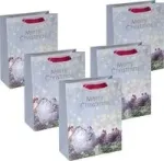 Dovanų mai&scaron;eliai sigel Charmful Christmas GT114 Dideli 26 x 33 cm, pakuotės dizainas dovanoms