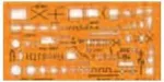 STANDARDGRAPH Zeichenschablone NATO Truppenzeichen 8355 oranžinė (8355)