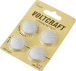 Voltcraft CR 2025 baterija monetinė 3 V 160 mAh ličio 4 vnt. pakuotė LM2025 VC-12629380
