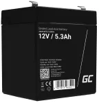 Green Cell AGM45 UPS baterija sandarus &scaron;vino rūg&scaron;ties (VRLA) 12 V 5,3 Ah