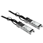 StarTech.com Cisco SFP-H10GB-CU2M suderinamas 2 m 10G SFP+ tiesioginio prijungimo varinis kabelis Twinax - 10GbE SFP+ varinis DAC 10 Gbps mažos galios pasyvus Mini GBIC siųstuvas-imtuvas DAC, skirtas Firepower ASR920 ASR9000