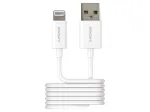 Įkrovimo laidas 2-Power 2PUC1M02W USB-A &ndash; Lightning, 1 m, baltas