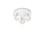 Philips myLiving Star LED akcentinis &scaron;viestuvas, 3 lempų, 1500 lm, baltas