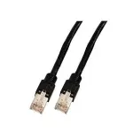 Tinklo kabelis EFB Elektronik 1 m Cat.5e RJ-45 RJ-45 Juodas