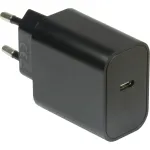 Įkroviklis PD-2020, USB-C įkroviklis (juodas, be laido, PD 20 W, Quick-Charge 3.0)
