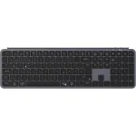 KEYCHRON B6 Pro Low-Profile Wireless Mechanical Keyboard (Grey/Black, German Layout, Scissor Switch)